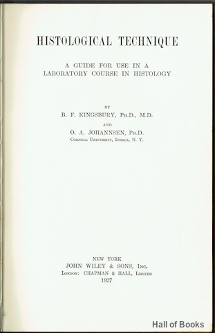 Image for Histological Technique: A Guide For Use In A Laboratory Course In Histology