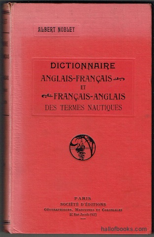 Image for Dictionnaire Anglais-Francais et Francais-Anglais Des Termes Nautiques