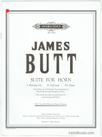 Image for Suite For Horn: Hunting Call; Soliloquy; Gigue: H.E. No. 673a Horn & Piano Version