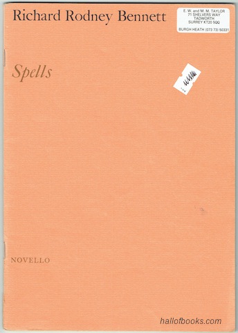 Image for &#34;Spells: Soprano Solo, Mixed Chorus & Orchestra: Facsimile Vocal Score&#34;