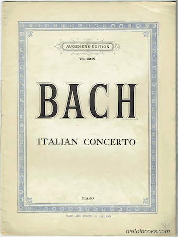 Image for Piano Works: Italian Concerto
