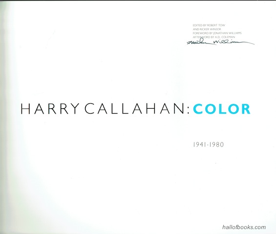 Image for Harry Callahan: Color 1941-1980