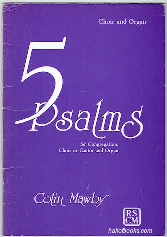 Image for &#34;5 Psalms for Congregation, Choir or Cantor and Organ: Choir and Organ&#34;