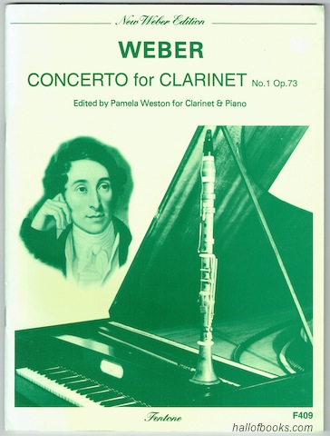 Image for Weber: Concerto No. 1 in F minor Op. 73. Arranged for B flat Clarinet and Piano
