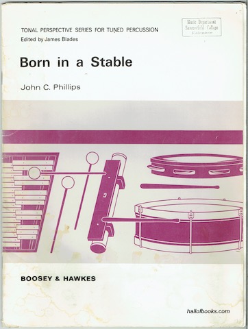 Image for Born In A Stable: Full Score and Parts (Tonal Perspective Series For Tuned Percussion).