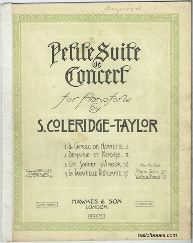 Image for Petite Suite De Concert for Violin and Piano