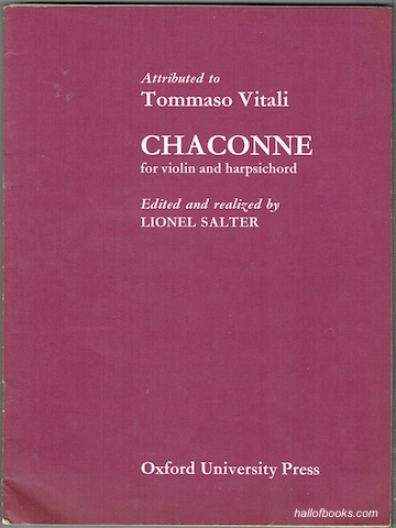 Image for Chaconne for Violin and Harpsichord
