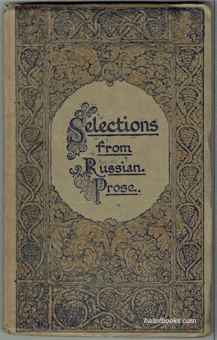 Image for Selections From Russian Prose