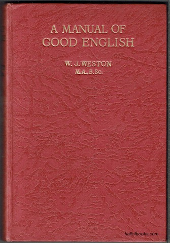 Image for A Manual Of Good English