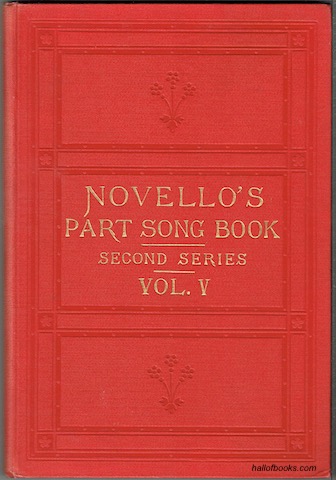 Image for Novello's Part-Song Book (Second Series): A Collection Of Part-Songs, Glees And Madrigals. Vol. V