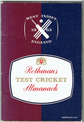 Image for Rothmans Test Cricket Almanack: West Indies v. England 1963