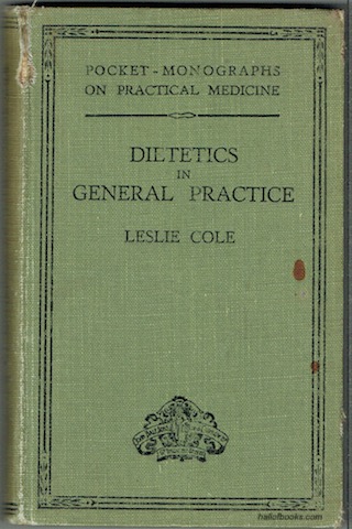 Image for Dietetics In General Practice (Pocket-Monographs On Practical Medicine)