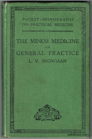 Image for The Minor Medicine Of General Practice (Pocket-Monographs On Practical Medicine)