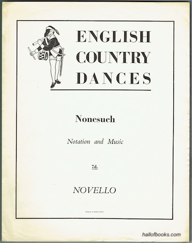 Image for English Country Dances: Nonesuch. Notation And Music