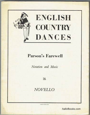 Image for English Country Dances: Parson's Farewell. Notation And Music