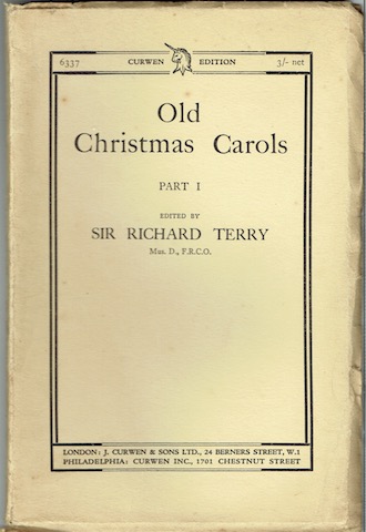 Image for Old Christmas Carols. Part I (Curwen Edition 6337)