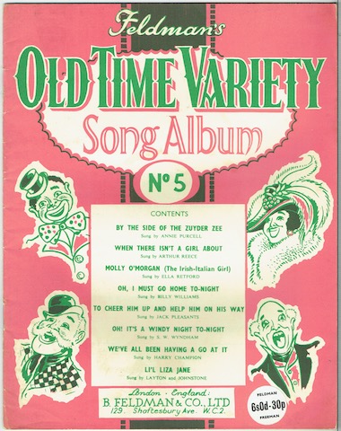 Image for Feldman's Old Time Variety Song Album No. 5