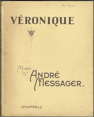 Image for Veronique: Comic Opera In Three Acts. Vocal Score