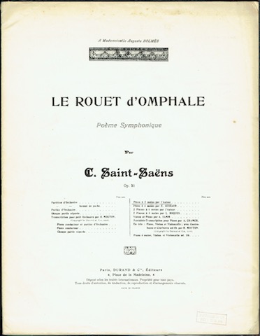 Image for Le Rouet d'Omphale: Poeme Symphonique Op. 31. Piano a 2 mains par l'Auteur