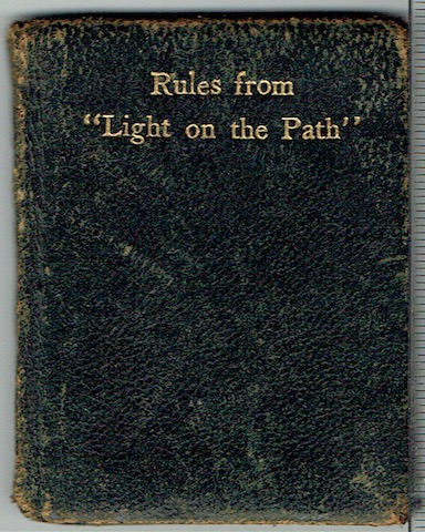 Image for Rules From "Light On The Path"