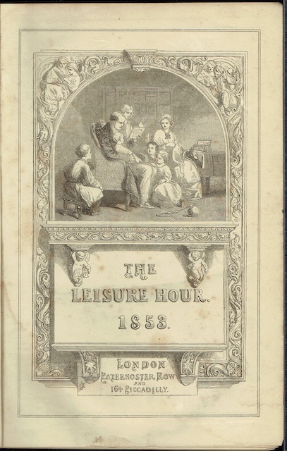 Image for The Leisure Hour 1853