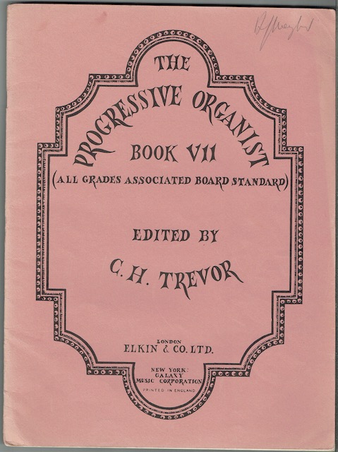 Image for The Progressive Organist Book VII (All Grades Associated Board Standard)