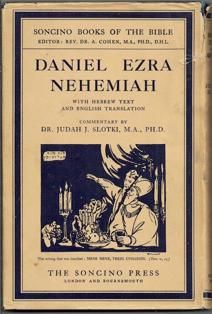 Image for Daniel, Ezra, Nehemiah (The Soncino Books Of The Bible)