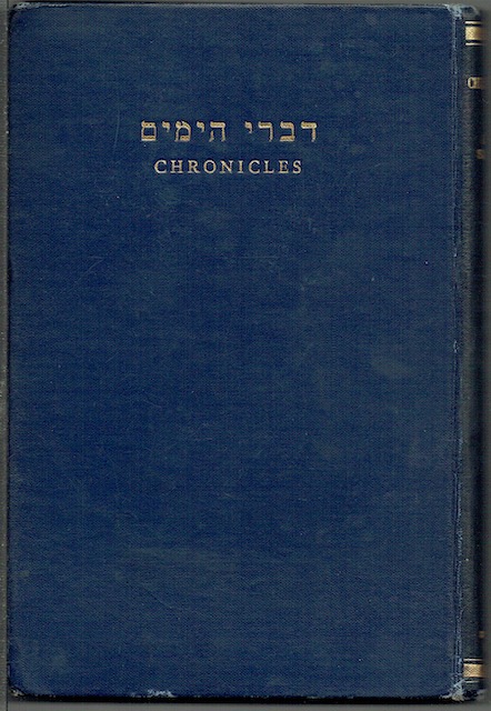 Image for Chronicles (The Soncino Books Of The Bible)