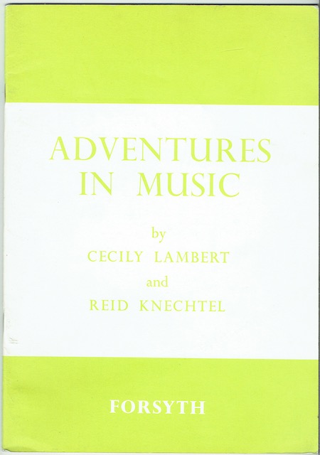 Image for Adventures In Music Book One