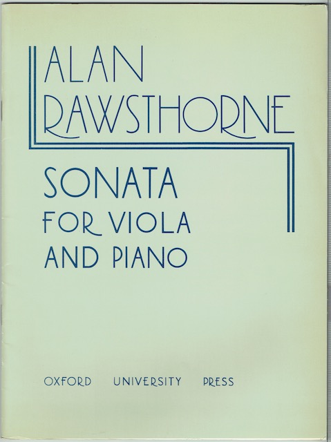 Image for Sonata For Viola And Piano