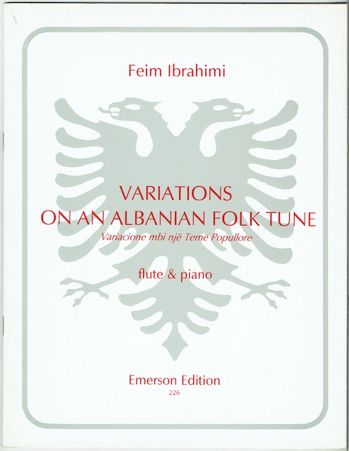 Variations On An Albanian Folk Tune: Flute & Piano Image for Variations On An Albanian Folk Tune: Flute & Piano