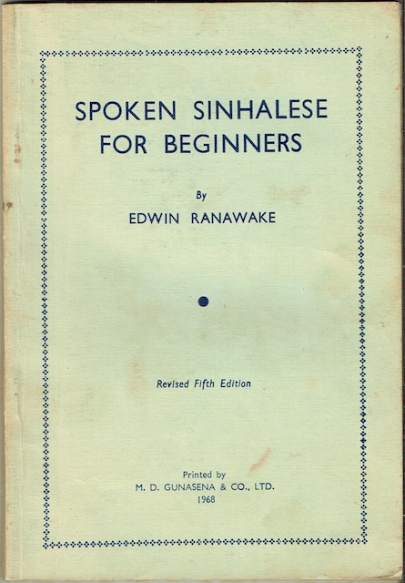 Image for Spoken Sinhalese For Beginners