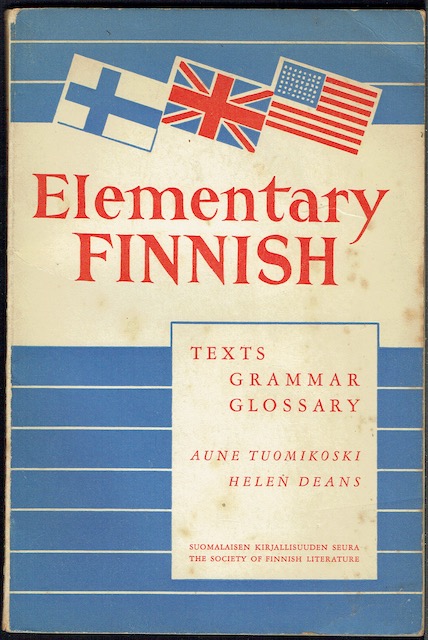 Image for Elementary Finnish: Texts, Grammar, Glossary