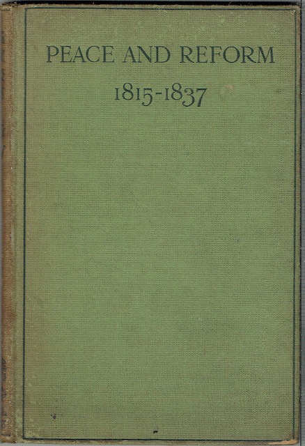Image for Peace And Reform (1815-1837)