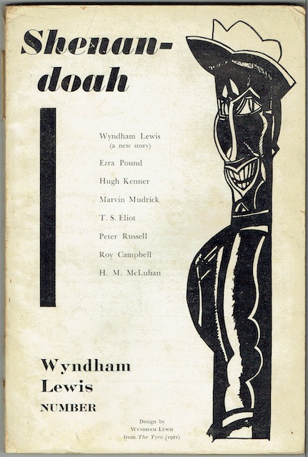 Shenandoah: Vol. IV, Summer-Autumn, Nos. 2-3. Wyndham Lewis Number (signed by Donald Davie) Image for Shenandoah: Vol. IV, Summer-Autumn, Nos. 2-3. Wyndham Lewis Number (signed by Donald Davie)