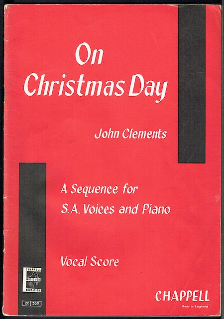 Image for On Christmas Day: A Sequence Of Christmas Carols arranged For S.A Voices And Piano