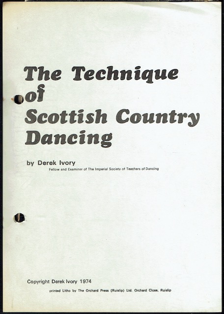 Image for The Technique Of Scottish Country Dancing