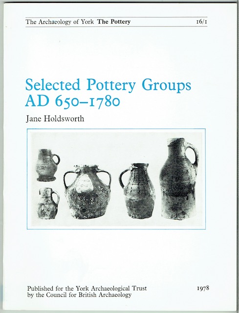 Selected Pottery Groups Ad 650-1780 Image for Selected Pottery Groups Ad 650-1780
