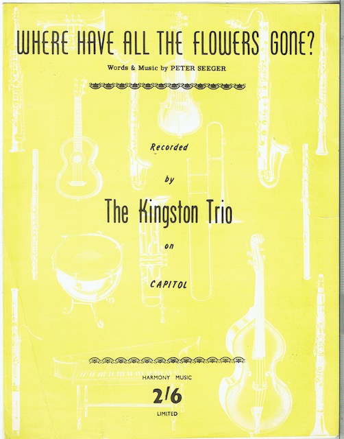 Image for Where Have All The Flowers Gone (Recorded by The Kingston Trio)