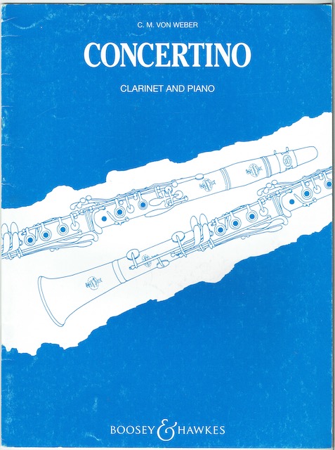 Image for Concertino For Clarinet And Orchestra: Reduction For Clarinet In B Flat And Piano