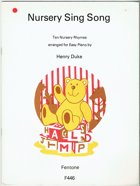 Image for Nursery Sing Song: Ten Nursery Rhymes Arranged For Easy Piano