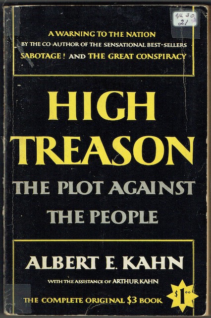 Image for High Treason: The Plot against The People