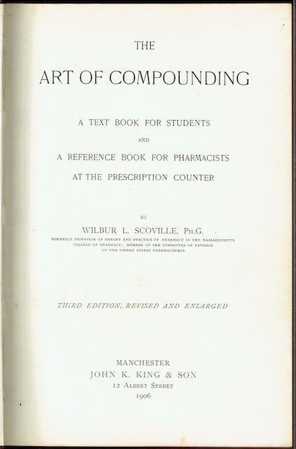 Image for The Art Of Compounding: A Text Book For Students And A Reference Book For Pharmacists At The Prescription Counter