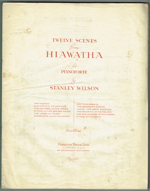Image for Twelve Scenes From Hiawatha For Pianoforte
