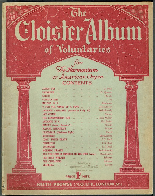 Image for The Cloister Album Of Voluntaries For The Harmonium Or American Organ