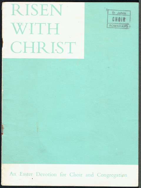 Image for Risen With Christ: An Easter Devotion For Choir And Congregation