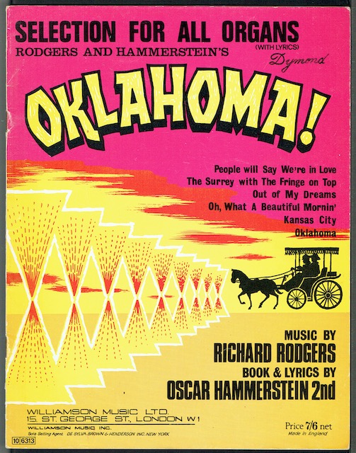 Image for Rodgers And Hammerstein's Oklahoma! Selection For All Organs (With Lyrics): Arranged By David Carr Glover and Mark Laub
