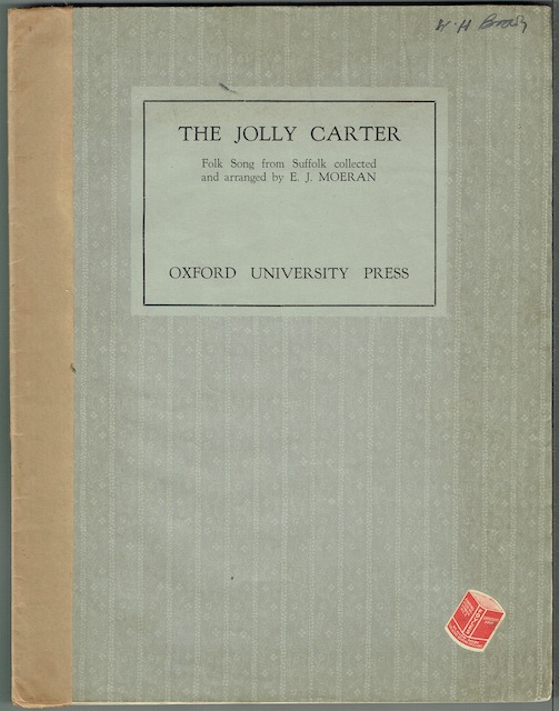Image for The Jolly Carter: Folk Song From Suffolk