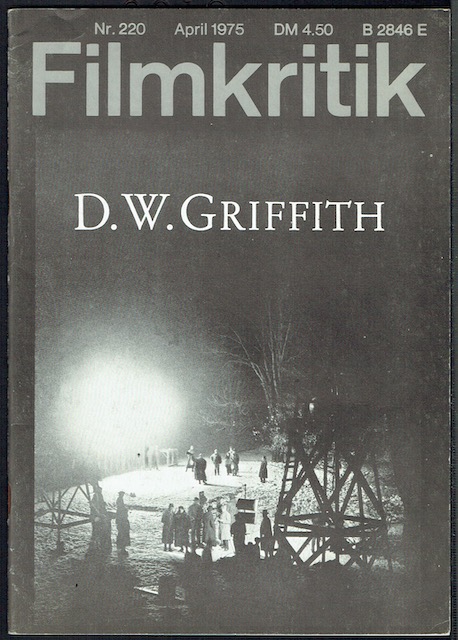 Image for Filmkritic Nr. 220, April 1975: D. W. Griffith