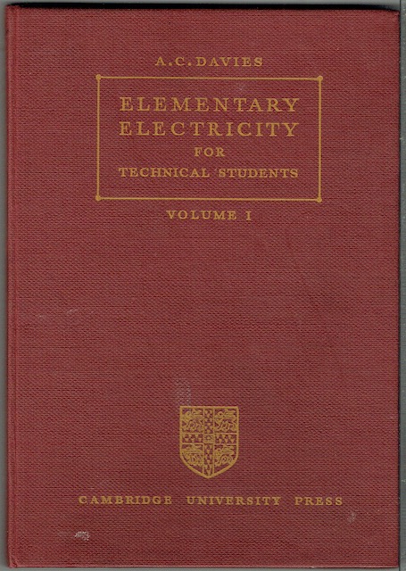 Image for Elementary Electricity For Students Volume I